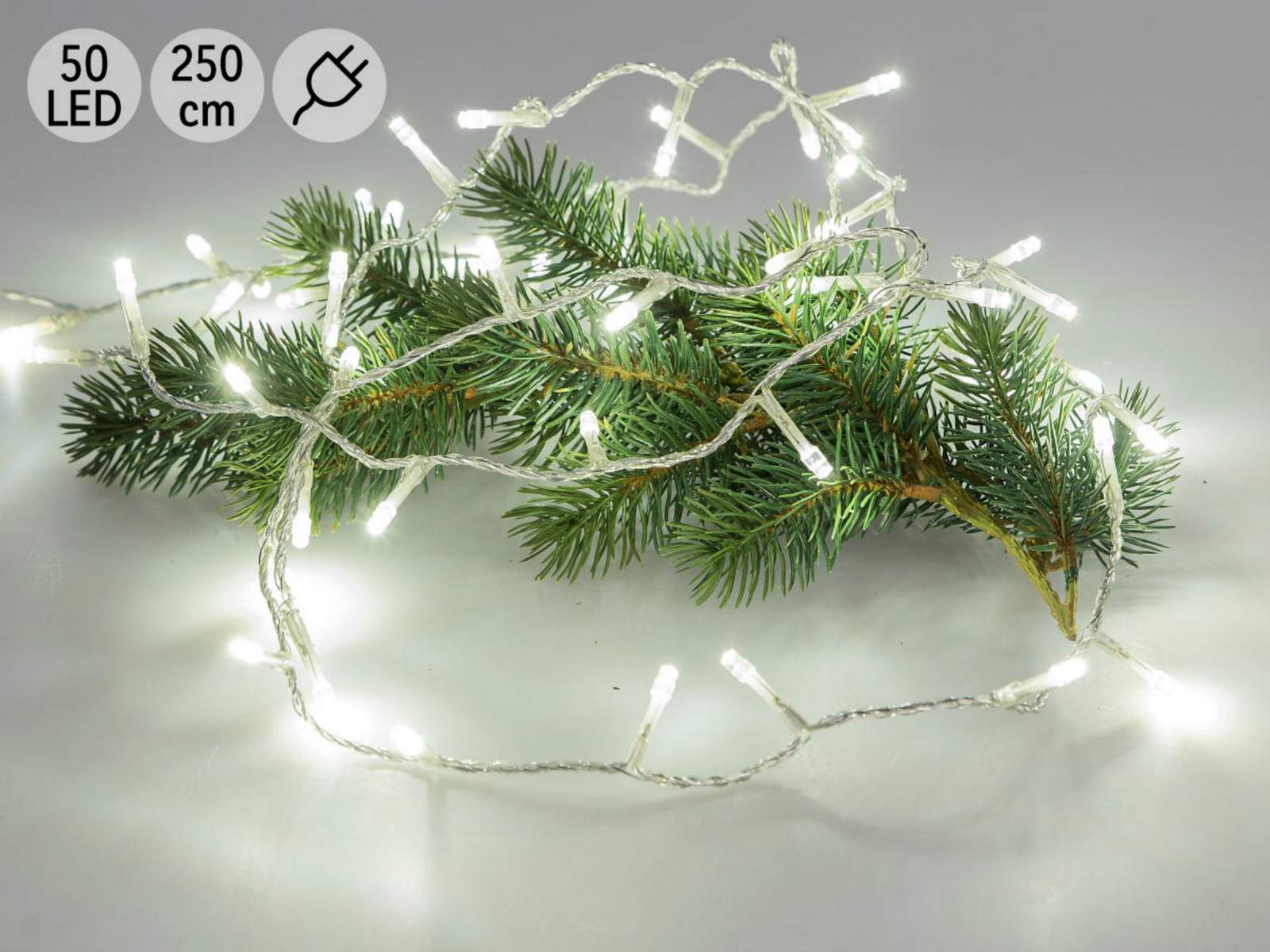 Formano Lichterkette mit 50 LED-Lämpchen, ca.245cm