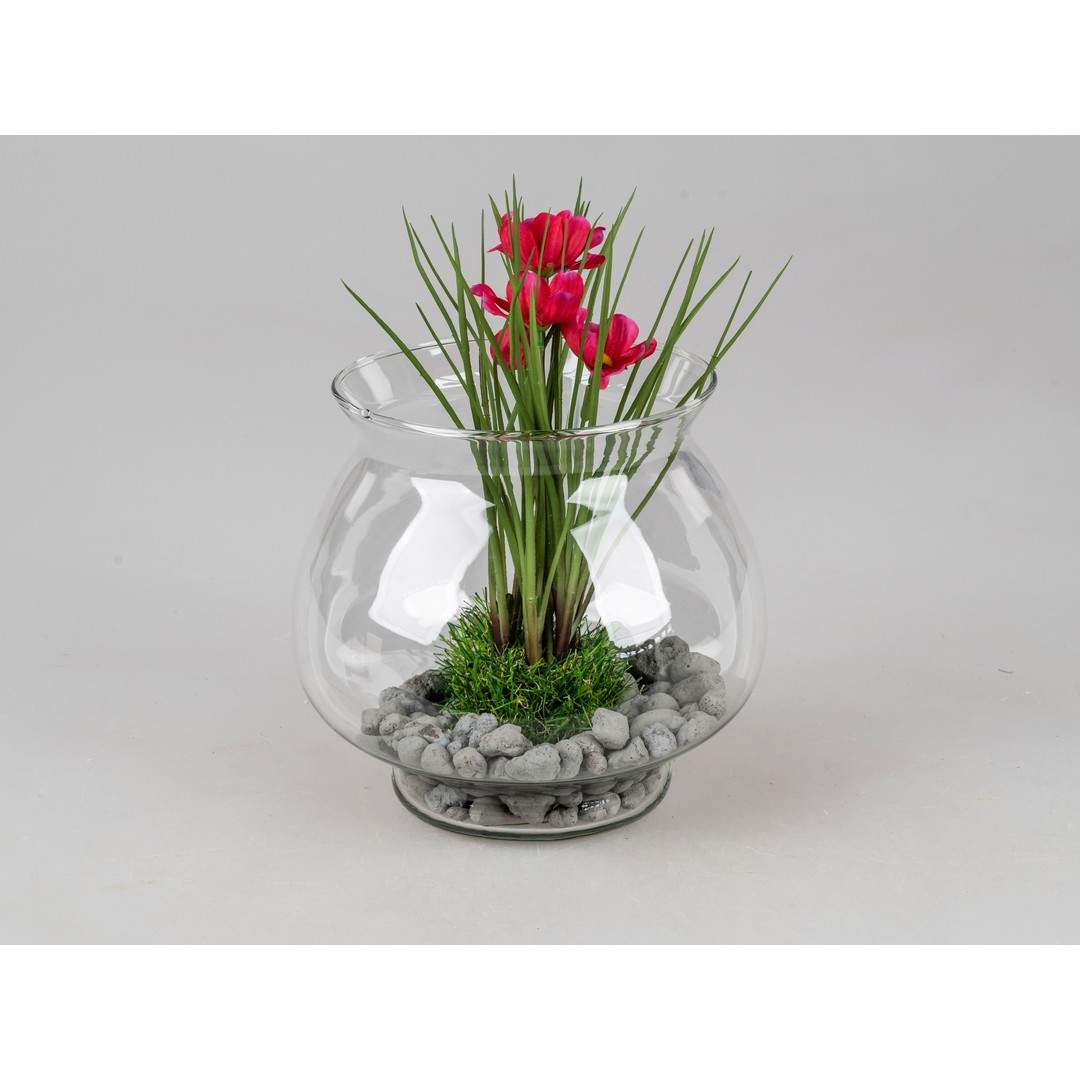 Windlicht 20cm Basic-klar