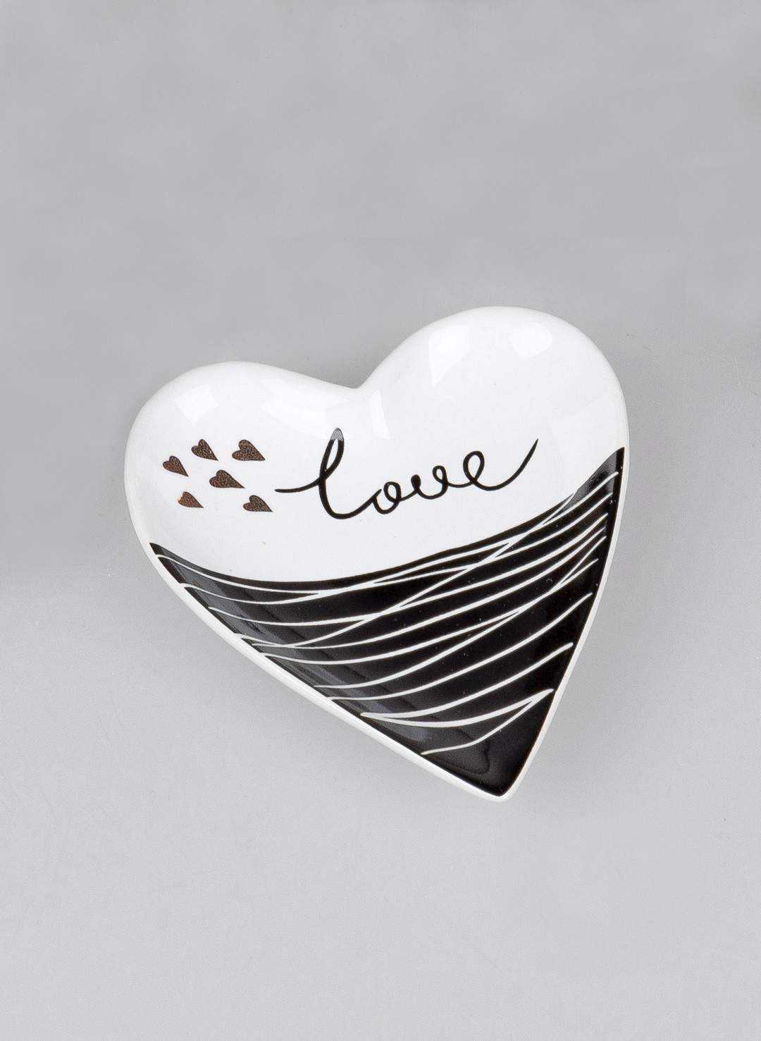 Herzschale ca. 10cm aus Steingut love