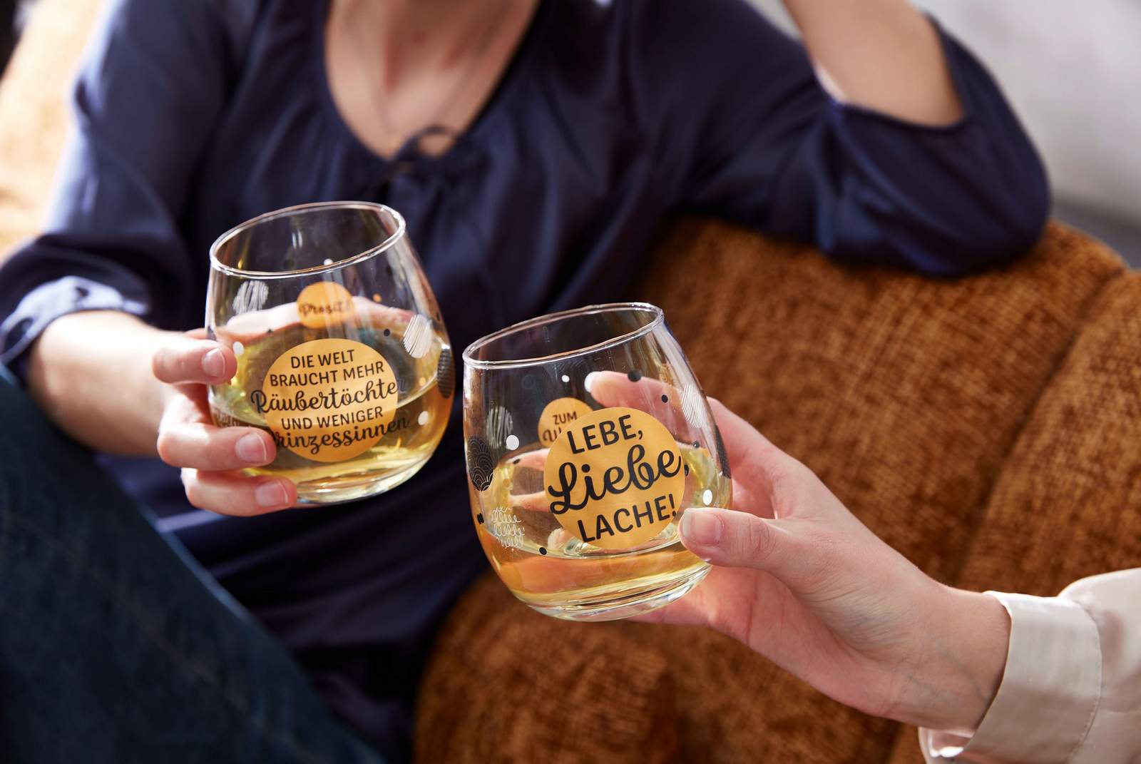 Trinkglas Cocktailglas mit Spruch - Alles wird gut