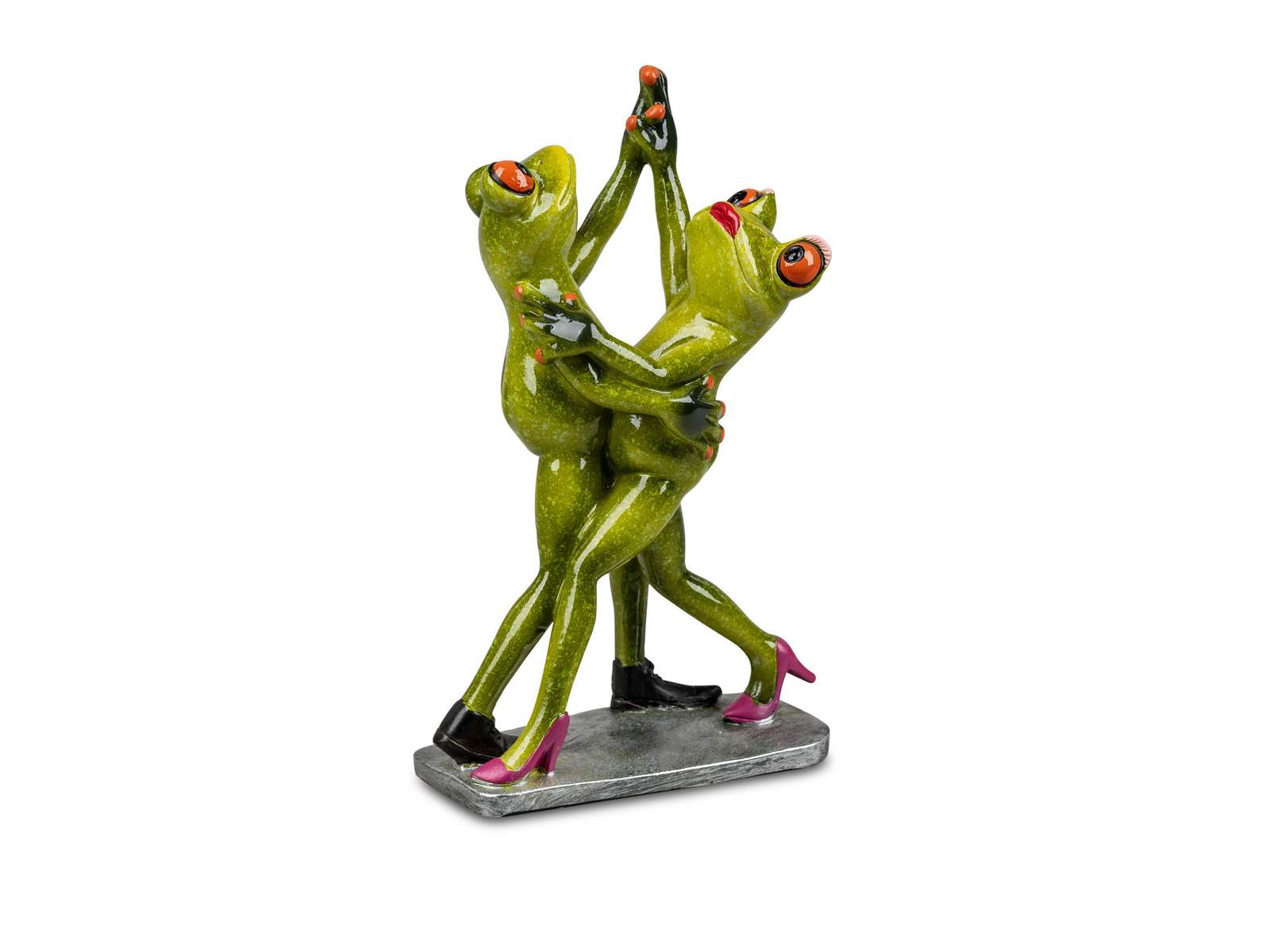 Deko-Figur Tanzendes Froschpaar aus Froschhausen - 18cm