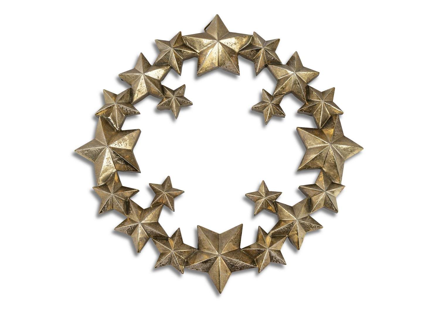 Deko-Kranz 26cm Vintage-Gold
