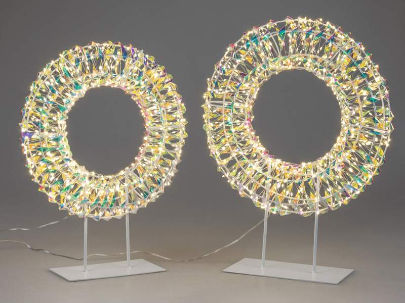 Kranz+Fuß38x46  PET mit 960 LED 634894