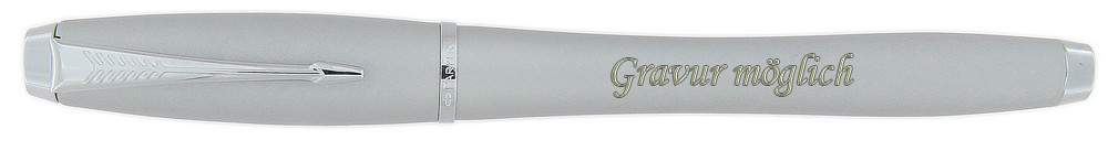 Parker Urban Tintenroller Classic Fast Track Silver S0836820